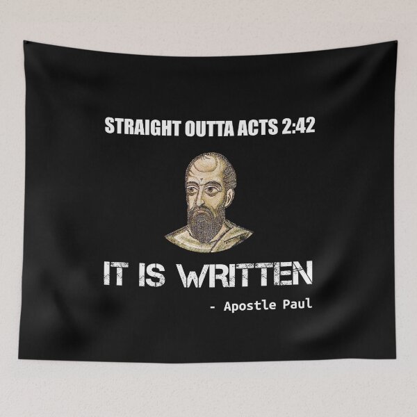 Item preview, Funny Apostle Paul Christian Catholic Meme 2:42 designed and sold by Creekman Designs.
