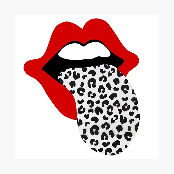 Leopard Tongue Photographic Print