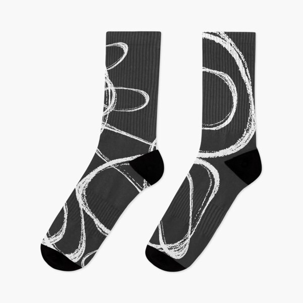 Item preview, Bold White Abstract Circles Pattern Design designed and sold by kasamor.