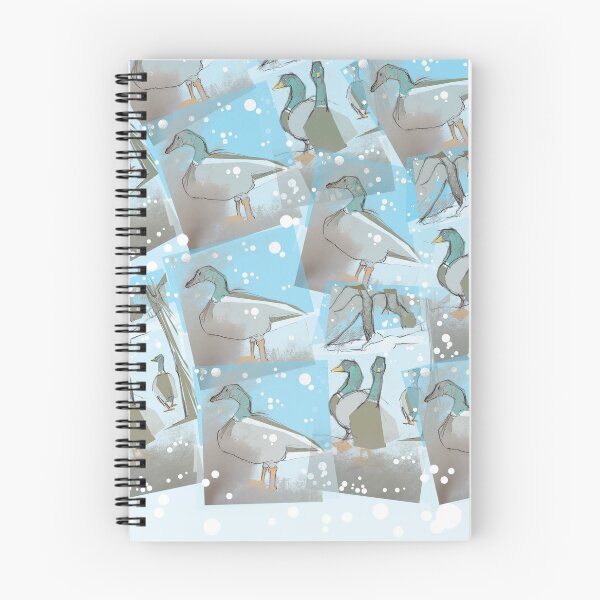 Item preview, Ducks in Winter Sketches designed and sold by WatersEdgeGal.
