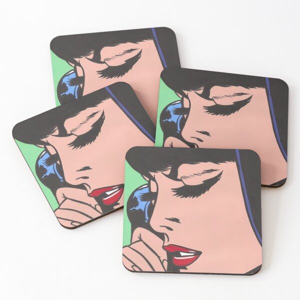 Item preview, Pop Art, Girl at the phone designed and sold by art-matters.