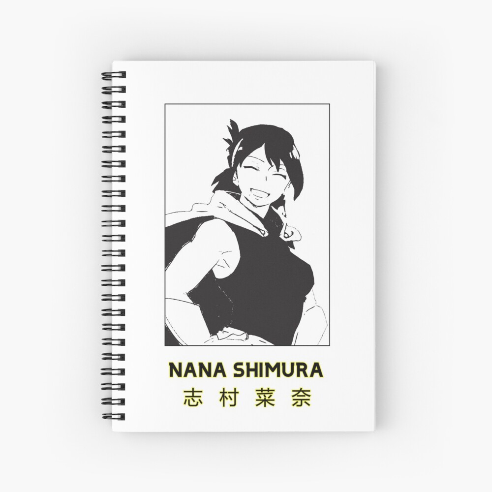 Nana Shimura My Hero Academia White Version Spiral Notebook By Catengudesign Redbubble