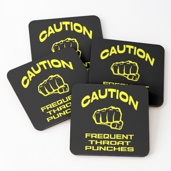 Item preview, Caution: Frequent Throat Punches designed and sold by MRCoopGroup.