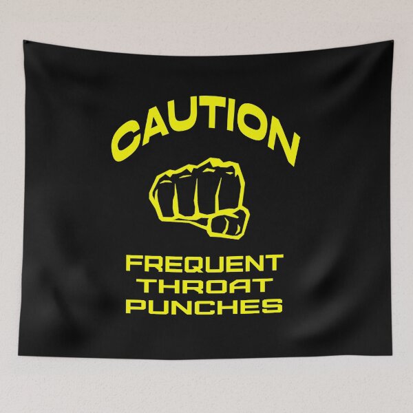 Item preview, Caution: Frequent Throat Punches designed and sold by MRCoopGroup.