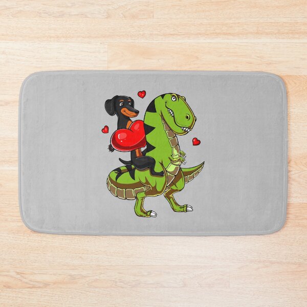 Item preview, Wiener Dog Riding T-Rex Dinosaur  designed and sold by underheaven.