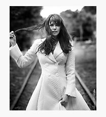 Amanda Tapping in White Photographic Print