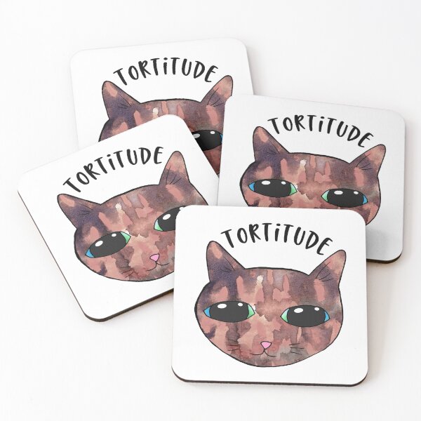 Item preview, Cute Tortitude Cat designed and sold by KittyCatsJoy.