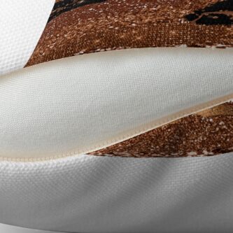 Alternate view of Dark Copper Glamour Throw Pillow