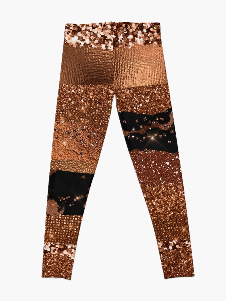 Black & Gold Shimmer Lurex Tights – Unique Vintage