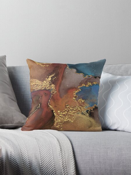Item preview, Stylish Girly Trend Autumn Ink Faux Marble Texture designed and sold by MysticMarble.