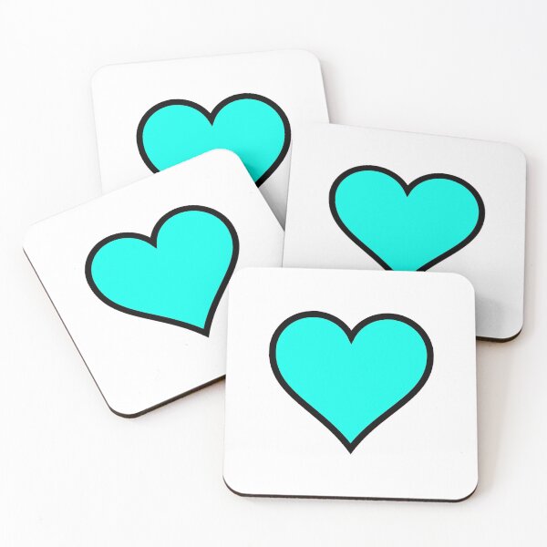 Item preview, Lovely Love - Turquoise Heart designed and sold by Sweetie Spicy.