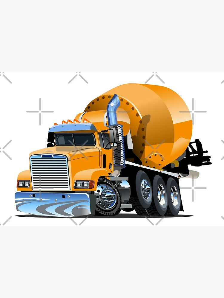 Cement Truck Mixer Cartoon - Cement Truck - Mug