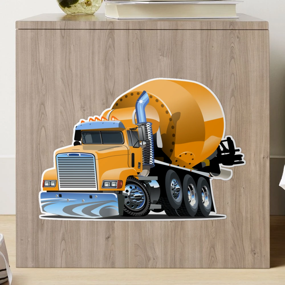 Cement Truck Mixer Cartoon - Cement Truck - Mug