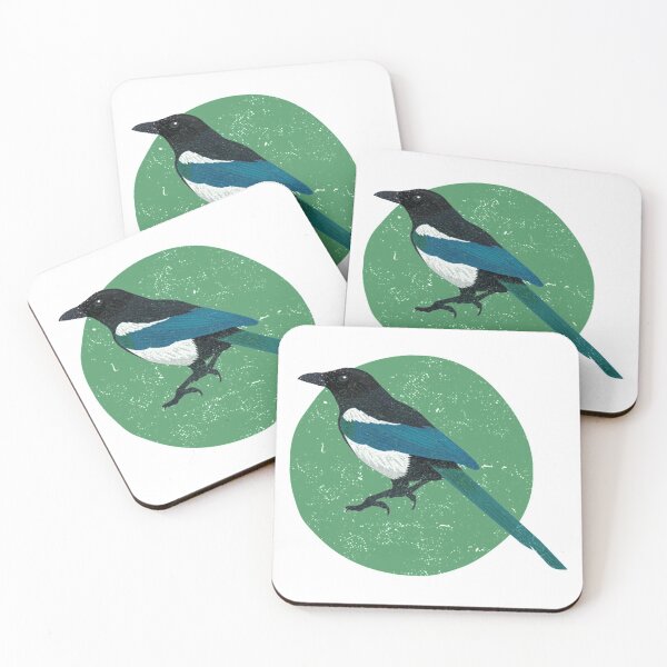 Item preview, Magpie designed and sold by threeblackdots.