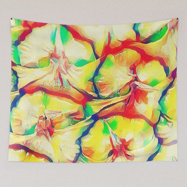 Item preview, Pineapple Skin Pattern Art Design designed and sold by WildMuse44.