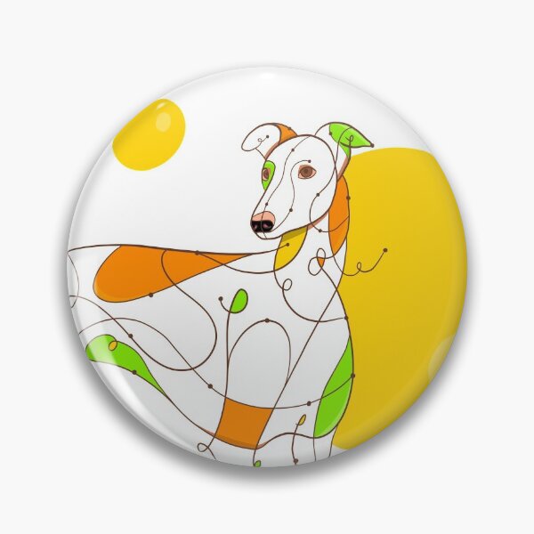 Item preview, Greyhound Dog Breed Graphic designed and sold by dotilicious.