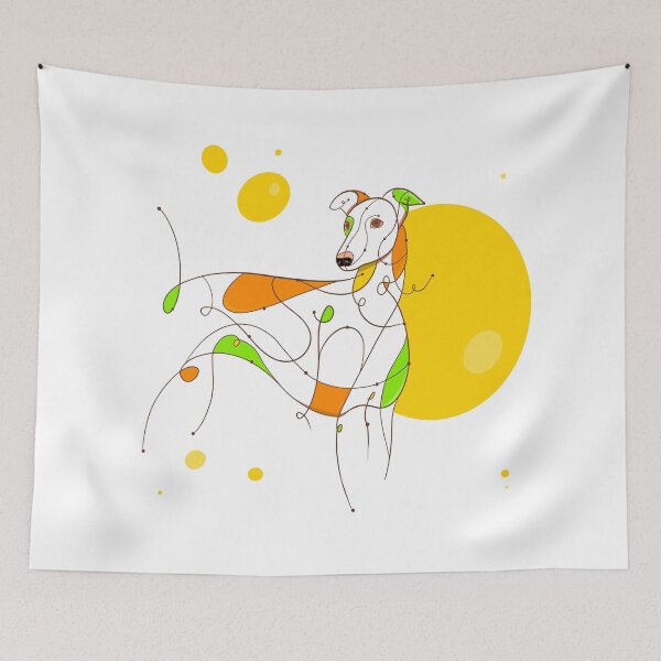 Item preview, Greyhound Dog Breed Graphic designed and sold by dotilicious.