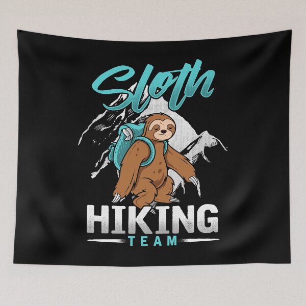 Item preview, Sloth Hiking Team designed and sold by Meliafroggy.