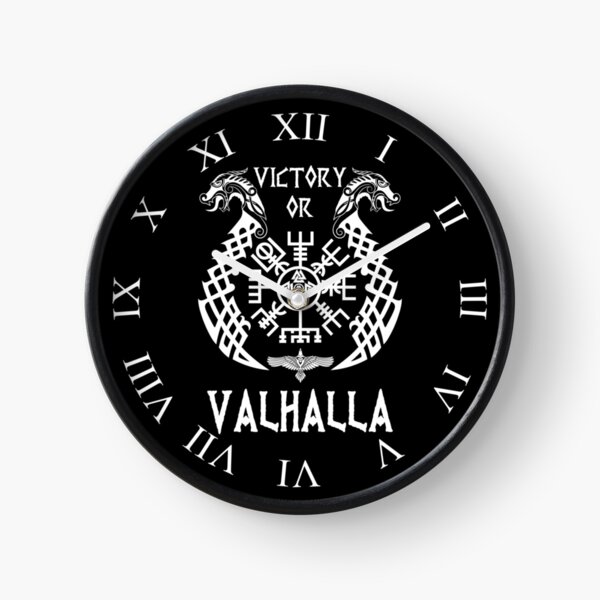 Victory or Valhalla Viking Clock