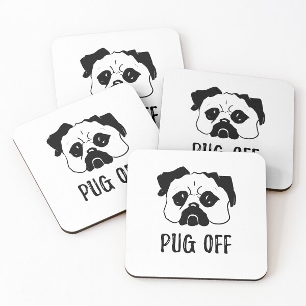 Item preview, Pug off design for pug owners designed and sold by Maxaint.