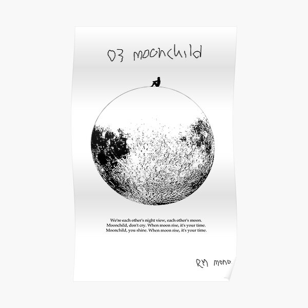 RM Mono. - Moonchild Poster