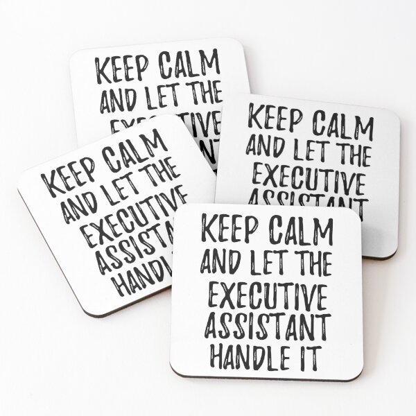 Item preview, Keep Calm And Let The Executive Assistant Handle It designed and sold by FunnyGiftIdeas.