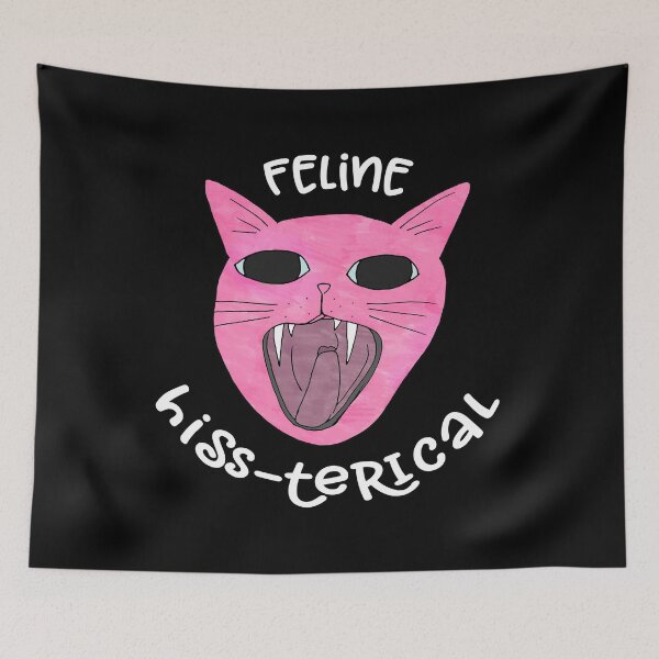 Item preview, Feline Hysterical Cat with Attitude designed and sold by KittyCatsJoy.