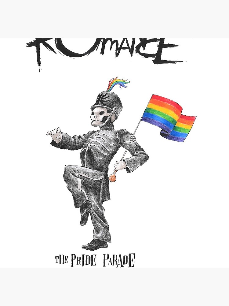 Disover My Gay Romance - The Pride Parade (black) Pin Button