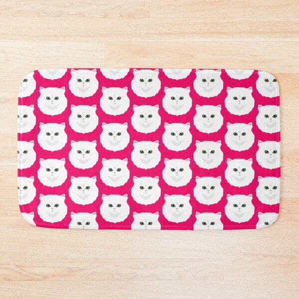 Item preview, White Persian Cat designed and sold by threeblackdots.