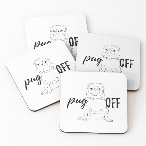 Item preview, pug off design for pug owners designed and sold by Maxaint.