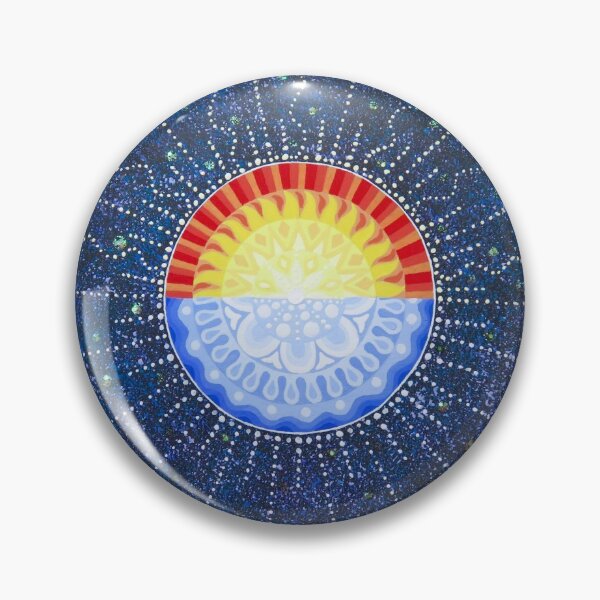 Item preview, Sunrise Moonset Mandala designed and sold by Soozie Wray.