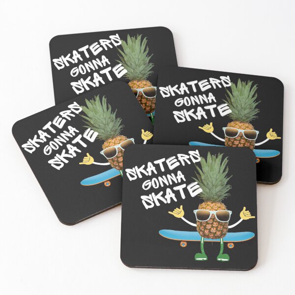 Item preview, Skaters gonna Skate Pineapple designed and sold by michispines.