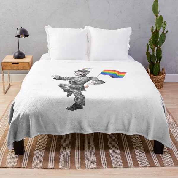 My Gay Romance - The Pride Parade Throw Blanket