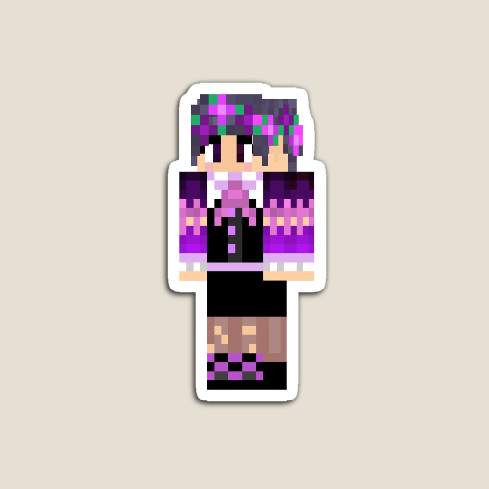 Technoblade Minecraft skin Sticker for Sale by lottedesigns