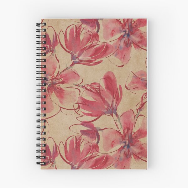 Item preview, Vintage Red Floral On Weather and Worn Tan Background designed and sold by infinitygrafix.