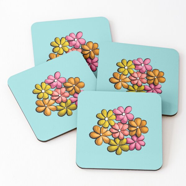 Item preview, Fun Colorful Flowers Spring Design designed and sold by Boriana Giormova.