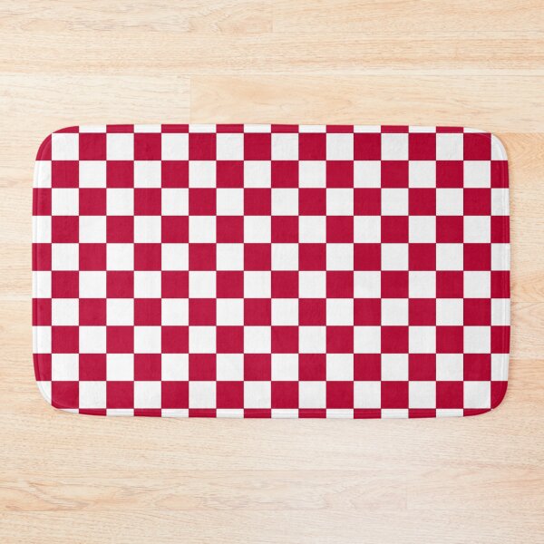 Item preview, Japanese National Colors | Plaid Pattern - Crimson and White designed and sold by Dator-Abstracts.