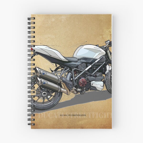 Item preview, 2015 Ducati Streetfighter Original Drawing Vintage Background designed and sold by drawspots.
