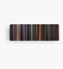 Moviebarcode: Star Wars: Prequel Trilogy (1999-2005) Canvas Print