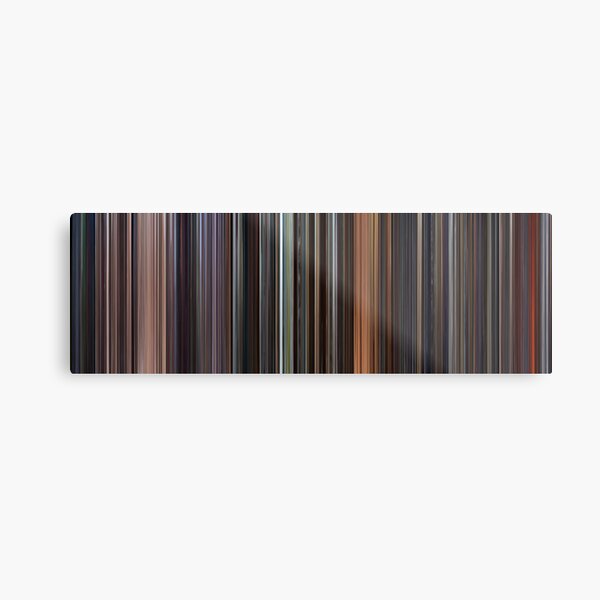 Moviebarcode: Star Wars: Prequel Trilogy (1999-2005) Metal Print