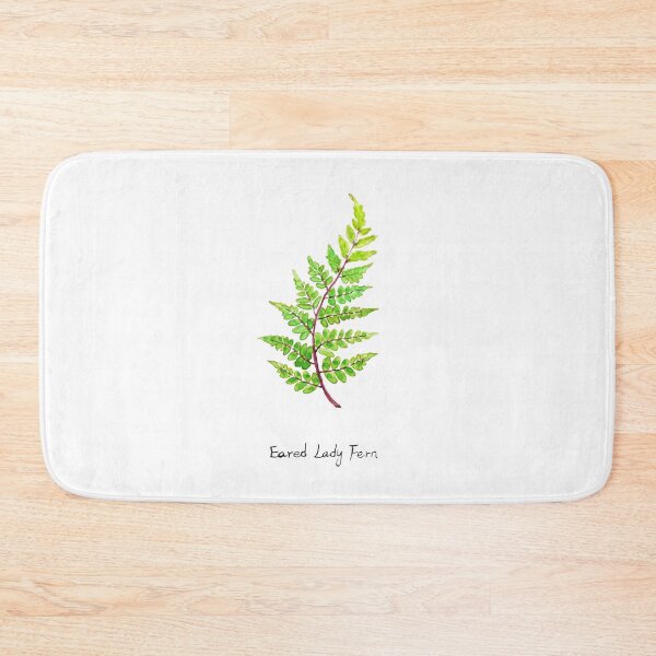 Item preview, hand painted eared lady fern watercolor  designed and sold by SelenePaintings .