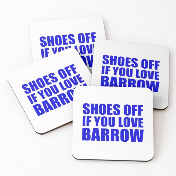 Item preview, Shoes Off If You Love Barrow | Barrow AFC | Blue designed and sold by SJ Designs.