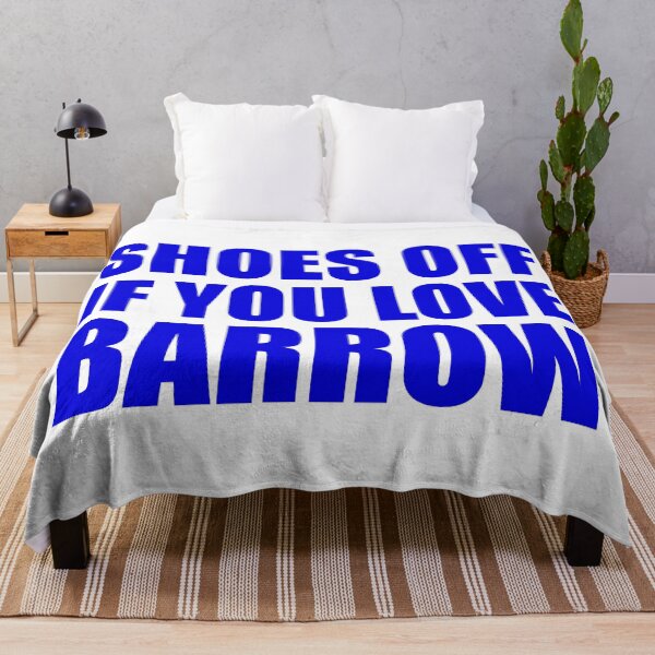 Item preview, Shoes Off If You Love Barrow | Barrow AFC | Blue designed and sold by SJ Designs.