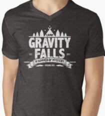 Camp Gravity Falls (worn look) Men's V-Neck T-Shirt