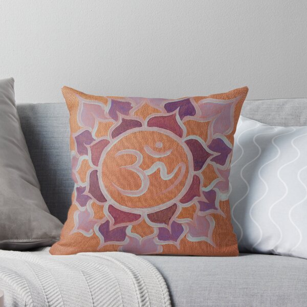 Crown Chakra 7 Throw Pillow