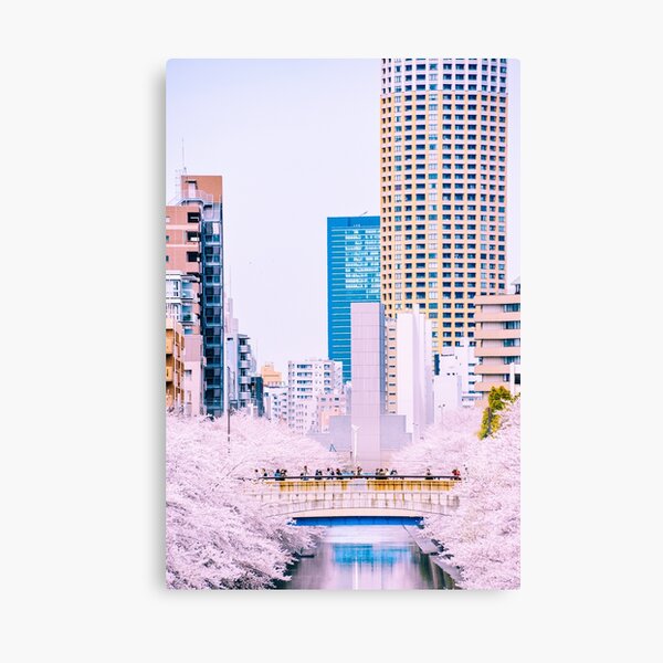 Tokyo - Douceur et béton Impression sur toile