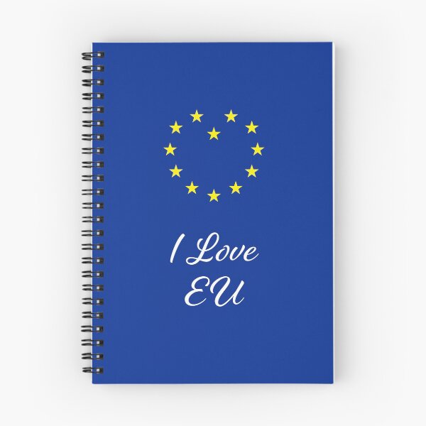 Item preview, I Love EU | Style 1 | EU Flag Heart designed and sold by SJ Designs.