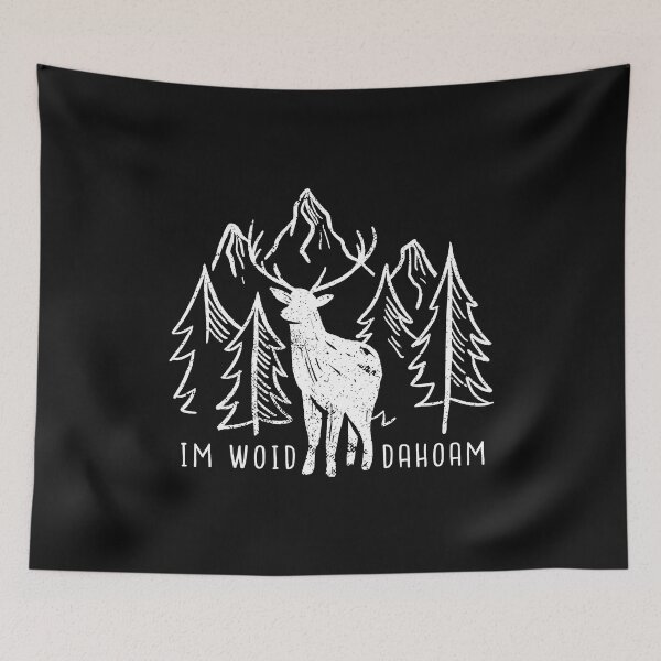 Item preview, Deer, forest, home, Dahoam designed and sold by DerSenat.