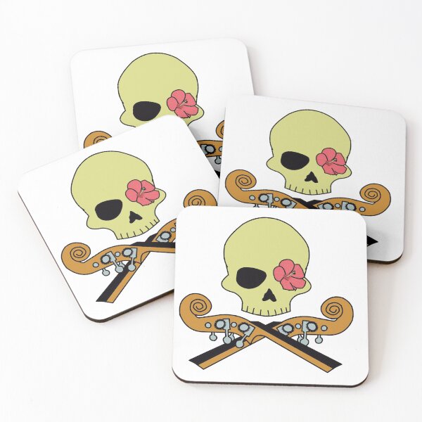 Item preview, rockabilly bass skull designed and sold by vanderValk-art.