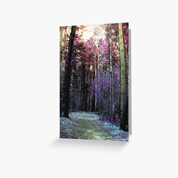 Grass River Trail.. Greeting Card